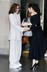 RACHEL BROSNAHAN and ALLY SHEEDY Leaves Today Show in New York 04/13/2023