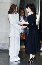 RACHEL BROSNAHAN and ALLY SHEEDY Leaves Today Show in New York 04/13/2023
