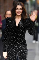 RACHEL WEISZ Arrives at Late Show with Stephen Colbert in New York 04/20/2023