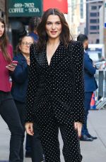RACHEL WEISZ Arrives at Late Show with Stephen Colbert in New York 04/20/2023