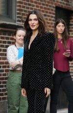 RACHEL WEISZ Arrives at Late Show with Stephen Colbert in New York 04/20/2023