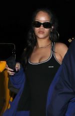 RIHANNA and A$AP Rocky Arrives at Baldi Restaurant in Santa Monica 04/12/2023