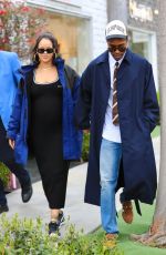 RIHANNA and A$AP Rocky Shopping at Kitson Kids in Beverly Hills 04/12/2023