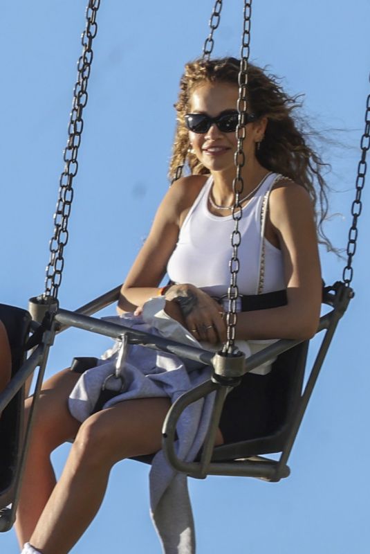 RITA ORA at a Amusement Park in Sydney 04/08/2023