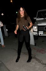 ROBIN ANTIN Out for Dinner at Craig