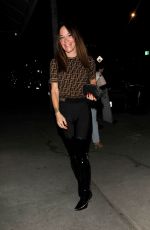 ROBIN ANTIN Out for Dinner at Craig