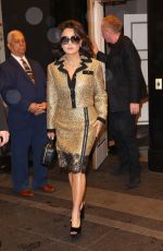 SALMA HAYEK Leaves Carlyle Hotel in New York 04/29/2023