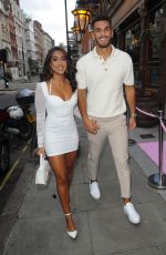 SANAM HARRINANAN Arrives at PrettyLittleThing Showroom Launch in London 04/12/2023