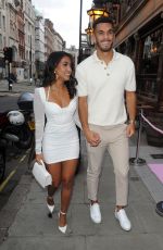 SANAM HARRINANAN Arrives at PrettyLittleThing Showroom Launch in London 04/12/2023
