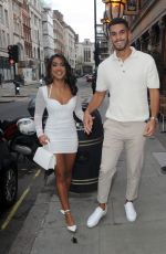 SANAM HARRINANAN Arrives at PrettyLittleThing Showroom Launch in London 04/12/2023