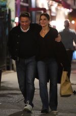 SANDRA BULLOCK and Bryan Randall Out for Dinner at Blue Ribbon Brasserie in New York 04/24/2023