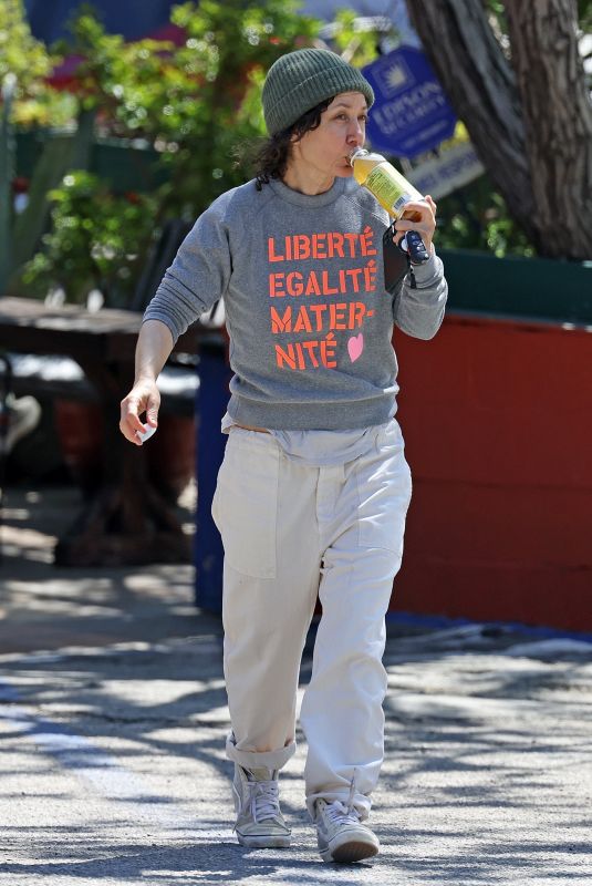 SARA GILBERT Leaves Laurel Canyon Country Store in Los Angeles 04/05/2023