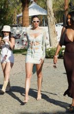 SARA SAMPAIO Arrives at Revolve Party at Coachella Music Festival in Indio 04/15/2023
