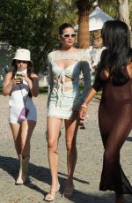 SARA SAMPAIO Arrives at Revolve Party at Coachella Music Festival in Indio 04/15/2023