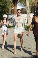 SARA SAMPAIO Arrives at Revolve Party at Coachella Music Festival in Indio 04/15/2023