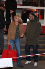 SARAH LAVOINE Leaves a Cinema in Paris 04/26/2023