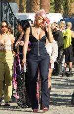 SAWEETIE Arrives at Revolve Party at Coachella Music Festival in Indio 04/15/2023
