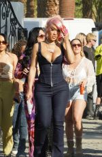 SAWEETIE Arrives at Revolve Party at Coachella Music Festival in Indio 04/15/2023