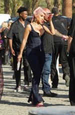 SAWEETIE Arrives at Revolve Party at Coachella Music Festival in Indio 04/15/2023