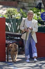 SELMA BLAIR Out with Her Dog in Laurel Canyon 04/05/2023