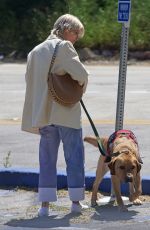 SELMA BLAIR Out with Her Dog in Laurel Canyon 04/05/2023