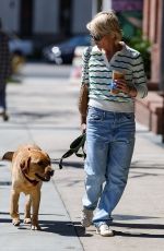 SELMA BLAIR Out with Her Service Dog Scout in Studio City 04/19/2023