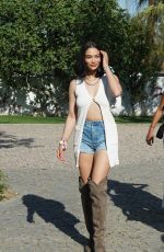 SHANINA SHAIK Arrives at Revolve Party at Coachella Music Festival in Indio 04/15/2023