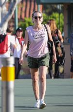 SHARON STONE Out Playing Pickleball with Friends in Beverly Hills 04/23/2023