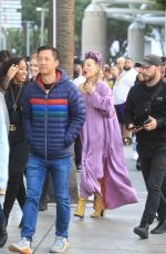 SIA FURLER Arrives at Lakers Playoff Game at Crypto.com Arena in Los Angeles 04/24/2023