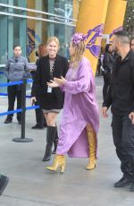 SIA FURLER Arrives at Lakers Playoff Game at Crypto.com Arena in Los Angeles 04/24/2023