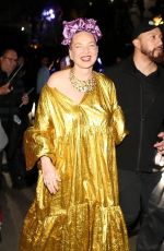 SIA FURLER Leaves Lakers vs. Suns Game in Los Angeles 04/07/2023
