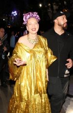 SIA FURLER Leaves Lakers vs. Suns Game in Los Angeles 04/07/2023