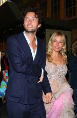 SIENNA MILLER Leaves and Event in New York 04/27/2023