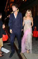 SIENNA MILLER Leaves and Event in New York 04/27/2023