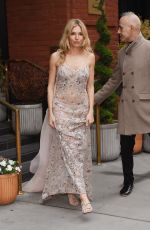 SIENNA MILLER Leaves and Event in New York 04/27/2023