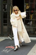 SIENNA MILLER Leaves Bowery Hotel in New York 04/27/2023