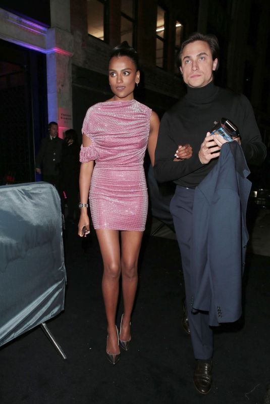 SIMONE ASHLEY Arrives at TAG Heuer Carrera 60th Anniversary Party in London 04/20/2023 
