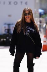 SOFIA VERGARA Arrives at America