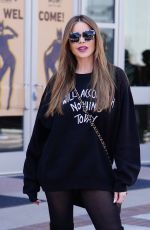 SOFIA VERGARA Arrives at America