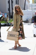 SOFIA VERGARA Arrives on the Set of America