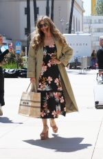 SOFIA VERGARA Arrives on the Set of America