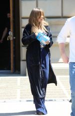 SOFIA VERGARA Enjoys a Snack on the Set of AGT in Pasadena 04/05/2023