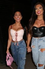 SOPHIE KASAEI and ABBIE HOLBORN Out for Dinner at Figo Restaurant in London 04/09/2023