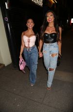 SOPHIE KASAEI and ABBIE HOLBORN Out for Dinner at Figo Restaurant in London 04/09/2023