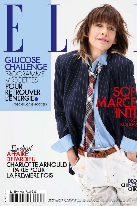 SOPHIE MARCEAU in Elle France, April 2023