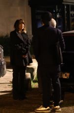 SOPHIE MARCEAU Leaves Family Dinner at Club Marigny in Paris 04/25/2023