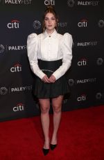 SOPHIE NELISSE at Paleyfest LA 2023 Yellowjackets Panel in Hollywood 04/03/2023