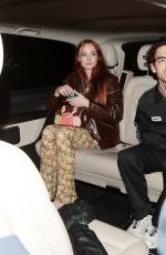 SOPHIE TURNER and Joe Jonas Leaves a Party in London 04/14/2023
