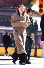 SOPHIE TURNER and Joe Jonas Out in New York 04/02/2023