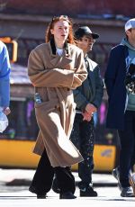 SOPHIE TURNER and Joe Jonas Out in New York 04/02/2023